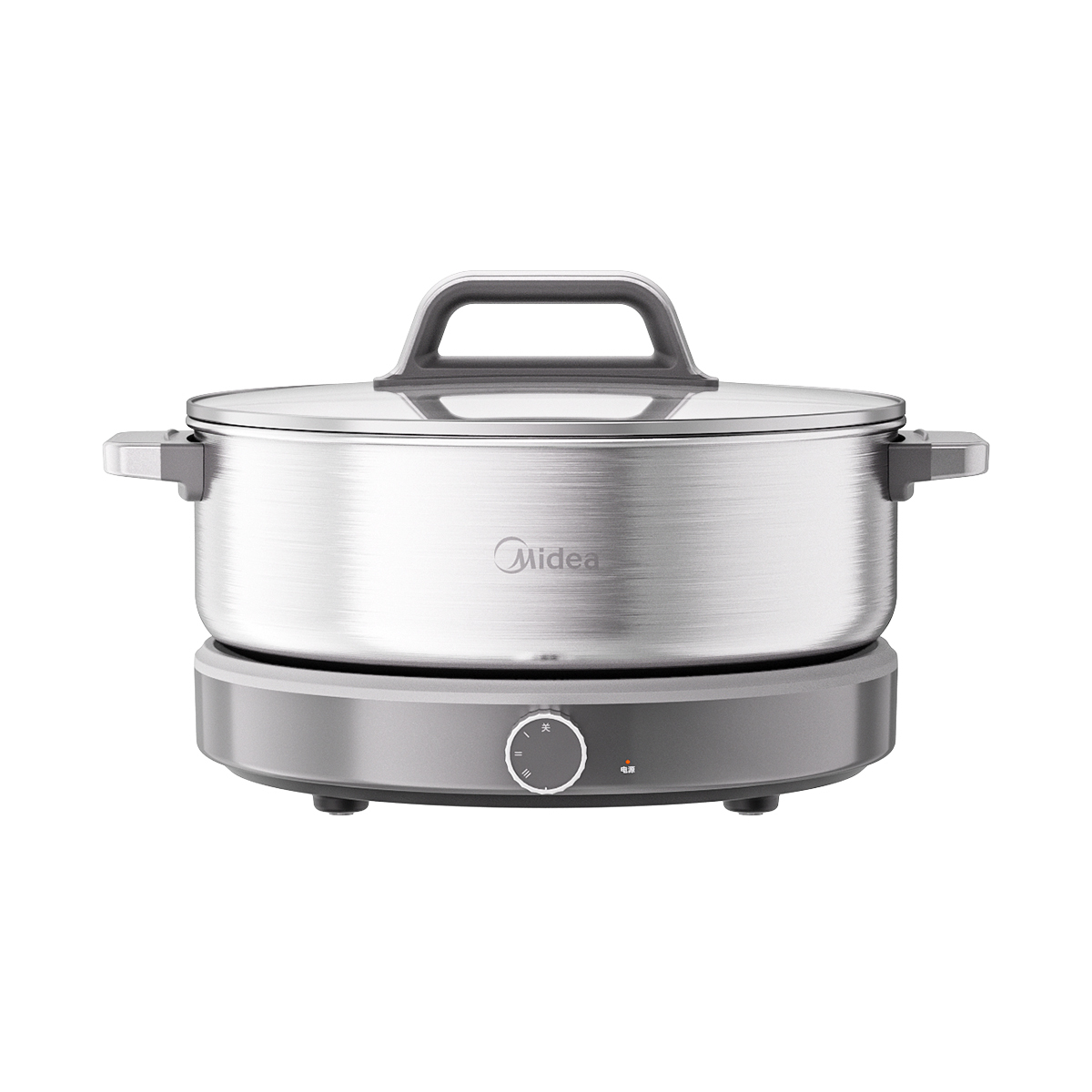 美的 电火锅 MC-HGS30G1 6.5L大容量 0涂层非鸳鸯