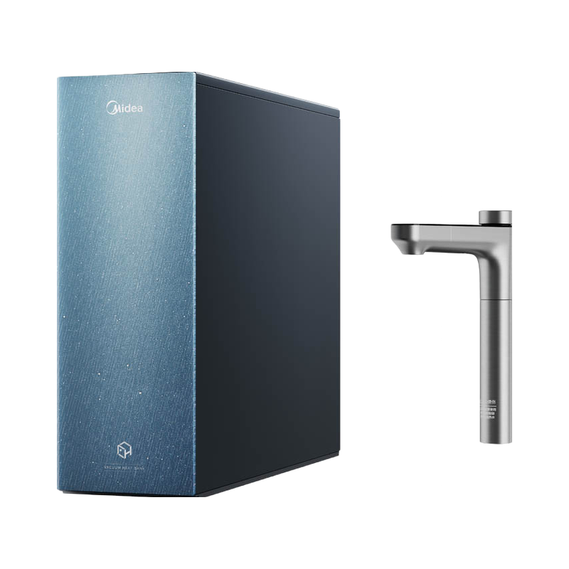 美的橱下式净水器星河真沸腾2.0 1000G  五档温控 RO反渗透 直饮净热一体机