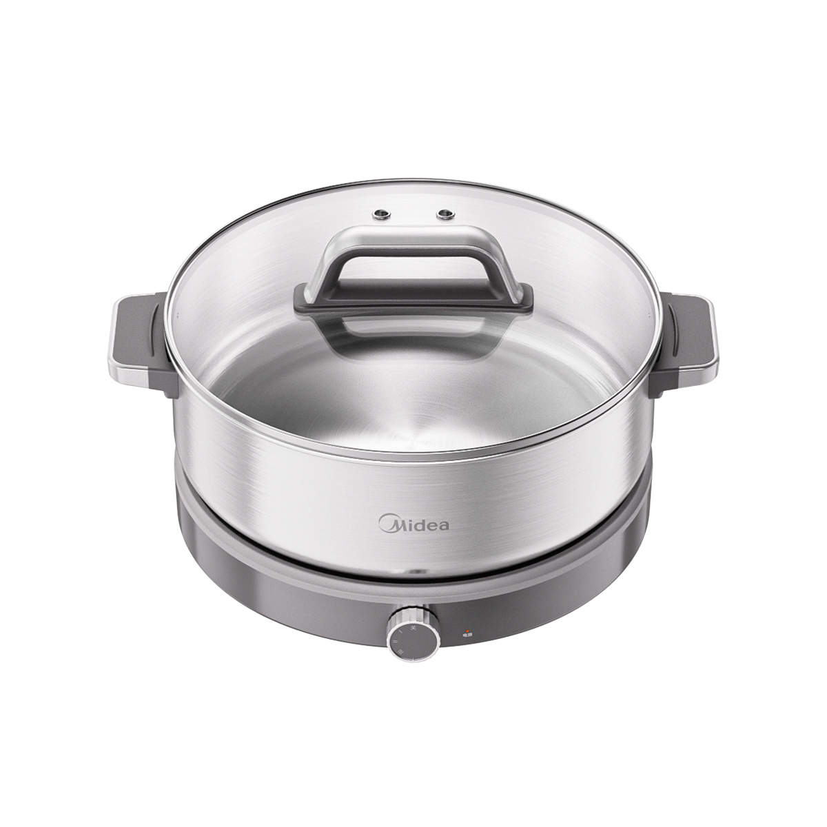 美的 电火锅 MC-HGS30G1 6.5L大容量 0涂层非鸳鸯