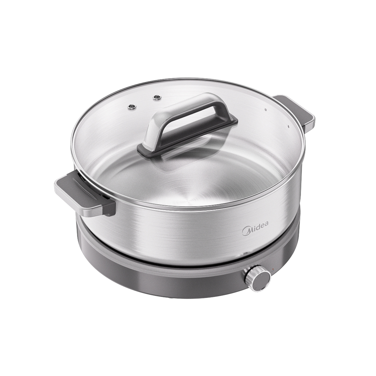 美的 电火锅 MC-HGS30G1 6.5L大容量 0涂层非鸳鸯